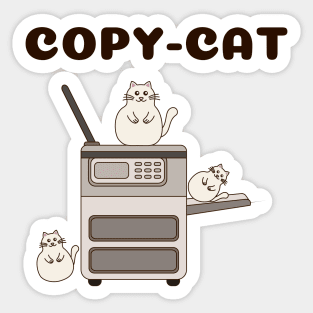 Copy-Cat Sticker